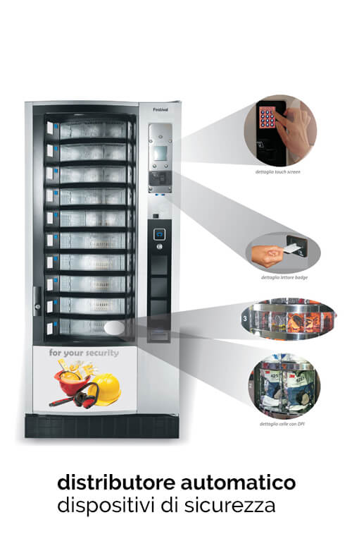 distributore automatico dpi